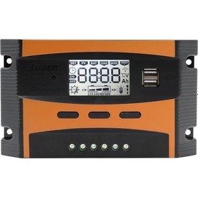 Resim Suoer ST-C1210 12V-24V 10A Digital Otomatik Solar Şarj Regülatörü 