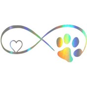 Resim Sevimli Araba Çıkartmaları Komik Kedi Pati İzi Köpek Pati İzi Yaratıcı Ayak İzi Çıkartmaları Pencere Dekorasyonu 