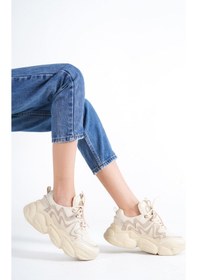 Resim Hardy Arka Detay Taşlı Vizon Kadın Spor Ayakkabı Çok Renkli 