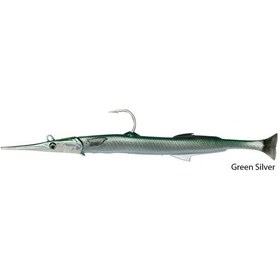 Resim Savage Gear Needlefish Pulsetail 2+1 14 Cm 12G Suni Yem Green Sil 