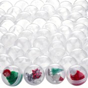 Resim 20/100/200 adet Yarı Şeffaf Küçük Yuvarlak Kapsüller 3.2 cm Satış Makinesi Kapsülleri Boş Plastik Sakız Makinesi Konteyneri, Parti Hediyeleri, Ödüller, El İşleri için Kullanılır 