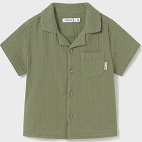 Resim Erkek Bebek Krem Gömlek 01111-092 Yeşil 