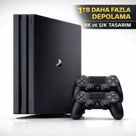 Resim Sony Playstation 4 Pro 1tb 2 Adet Sıfır Kol Onlıne Uygun 