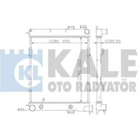 Resim KALE 342080 Su Radyatoru (Jeep: Grand Cherokee 5.2 I 4×4 / 5.9I 4×4 92-99 At 4734104 (WM611596) 