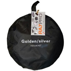 Resim Raypro 110 CM Profesyonel 2 in 1 Gold Silver Yansıtıcı Reflektör 