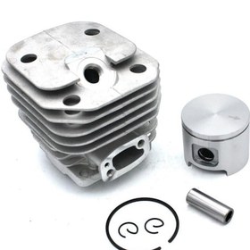 Resim Kmtmak Husqvarna 61 Motorlu Testere Silindir Piston Set Nikasil Kaplama 48mm (ALP PİSTONLU) Kesim Motoru Gömlek Piston 