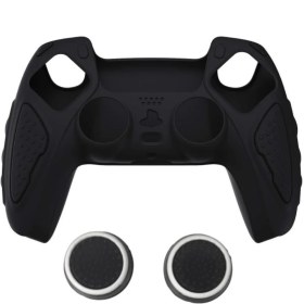 Resim Playstation 5 Dualsense Oyun Kolu Silikon Koruyucu Kılıf ve Analog Koruyucu 
