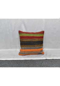 Resim Zehra Abla Halı Yeni El Dokuma Dekoratif Kilim Kırlent Yastık Kılıfı 6096 