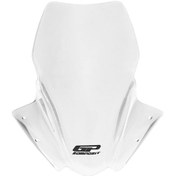 Resim GP Kompozit Triumph Street Triple 2017-2024 Uyumlu Ön Cam Şeffaf 44 cm 