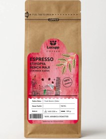 Resim Lacupp - Etiyopya Bench Maji - Espresso Çekirdek Kahve - 500 Gr 100% Arabica Çekirdek Kahve 