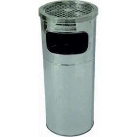 Resim Arı Metal 27LT Izgaralı Paslanmaz Kolon Küllük 