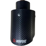 Resim Akrapovič 100 mm Tekli Egzoz Ucu | Sportif Görünüm & Dayanıklı Çelik 