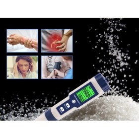 Resim Normadia 5in1 Dijital Ph/tds/ec/tuzluluk/sıcaklık Test Cihazı Işıklı Kalem 