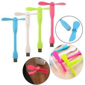 Resim Powermaster PM-20579 Taşınabilir Esnek USB Mini Fan Vantilatör (PowerBank - Laptop) 
