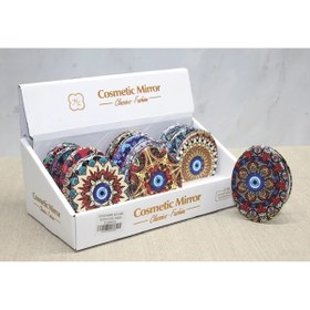 Resim Epilons Taşlı El Aynası Oval İnce Alk3765 
