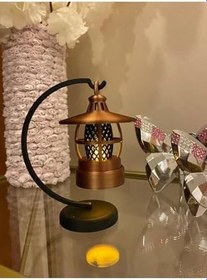 Resim 19 cm Fener Led Aydınlatmalı Dekoratif Mumluk Takma Aparatı ile Gönderilecektir LED MUM DAHİLDİR 