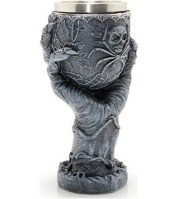 Resim Paslanmaz Çelik El Tasarımı Kadeh Bardak Model 1 