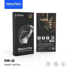 Resim Haino Teko Watch 4 Pro ( RW32 Curved Amoled Ekran ) GÜMÜŞ RENK- 3 Kordon Akıllı Saat 