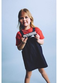 Resim Defacto Pamuklu Denim Elbise Kız Bebek H2701a526smnm34 Mavi-nm34 