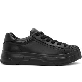 Resim Derimod Erkek Siyah Bağcıklı Deri Sneaker 24WFD690218 