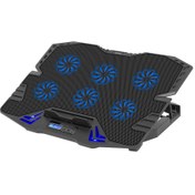 Resim FRISBY FNC-5235ST GS6 6 Fanlı Laptop Soğutucusu ve Standı 