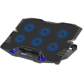 Resim FRISBY FNC-5235ST GS6 6 Fanlı Laptop Soğutucusu ve Standı 