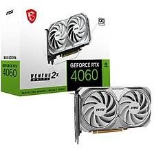 Resim MSI RTX 4060 Ventus 2X White 8G OC GDDR6X 128B Ekran Kartı 