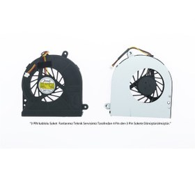 Resim Toshiba Uyumlu Satellite C650, C650D, C655, C655D3 Fan 3 Pin Model-3 
