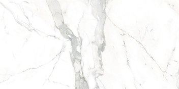 Resim EGE Seramik Beyaz Tam Parlak Rektifiye 60x120 cm 1,37 m² Arya Sırlı Granit (EGE.600X1200ARY01PAR) 