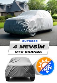 Resim Elioure Renault Megane 2 Sedan Araba Brandası Örtüsü Çadır 