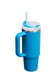 Resim Stanley Quencher H2.O FlowState™ Tumbler Pipetli Termos 0.8L Pipetli Matara MAVİ 