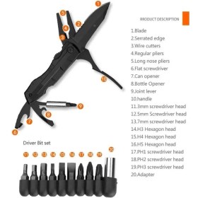 Resim Grand Harvest GHK-PL107 Foldable Multi Tool 
