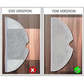 Resim Xiaomi Mop 2 Pro MJST1SHW Uyumlu 6 Adet Tam Yüzey Mop Bez 