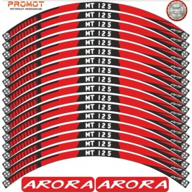 Resim Rebon Moto Design Motosiklet Jant Şeridi Arora mt 125 Uyumlu 1 