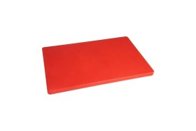 Resim Feyza Design Kırmızı 50X30X2 cm Polietilen Kesim Tahtası, Dayanıklı ve Pratik Kullanım 