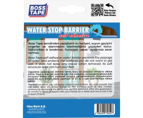 Resim Boss Tape Duş, Kapı Eşiği, Mutfak Tezgahı Etrafı Su Kesici Bariyer Kahverengi 1 Metre 