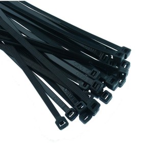 Resim KSN Kablo Bağı Plastik Kelepçe Siyah 4.8x200mm - 100 Adet 