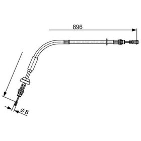 Resim Esse Otomotiv - Transit V-362 12- El Fren Teli Ön Önden Çeker 6 Vıtes/mk31 & Bd Bch1987482543 Bk21 2853 Bd 