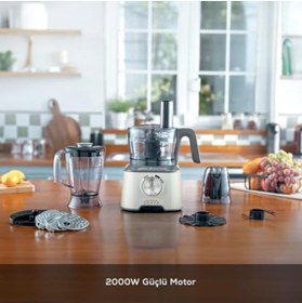 Resim STOREMAX x Refika Birgül Mastermaid Power Multifunctional 10 in 1 Cream Mutfak Robotu 2000W 1191881 