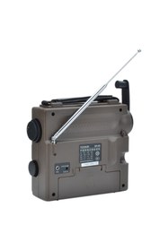 Resim Tecsun Gr-88 El Şarjlı Kurmalı Dünya Radyosu Fener Acil Durum 