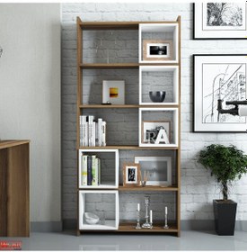 Resim Variant Variant Box Kitaplık - Ceviz / Beyaz 