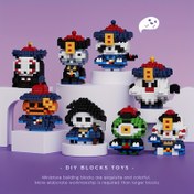 Resim Mini Zombi Serisi DIY Yapı Taşları - 5 Benzersiz Karakter Tasarımı, ABS Reçine Yapım, Renkli Setler, Yaratıcı STEM Öğrenme Hediyesi (3 Yaş ve Üzeri) 