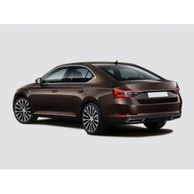 Resim Nova Krom Skoda Superb Krom Egzoz Çıkışı 2 Parça 2020-2023 