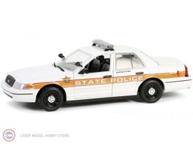 Resim 1:24 Greenlight 2009 Ford Crown Victoria Police Interceptor - Illinois State Police 