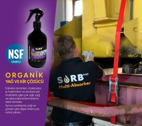Resim SORB®XT Stain Solution Pro Oil & Petrol Station Sprey - Organik Yağ ve Leke Çözücü 500 ML 