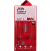 Resim Karler Bass KR-204 Kablolu Kulaklık - Kırmızı 