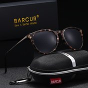 Resim BARCUR Erkek ve Kadın Polarize Moda Gözlükleri - Leopar Desenli PC Çerçeve, Tam Kenarlı Moda Gözlüğü Koruyucu Kılıf ile Birlikte, Golf, Yürüyüş ve Açık Hava Aktiviteleri için İdeal, Sevgililer Günü/Anneler Günü Hediyesi 
