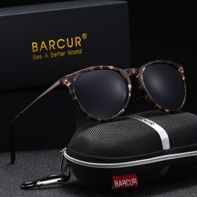 Resim BARCUR Erkek ve Kadın Polarize Moda Gözlükleri - Leopar Desenli PC Çerçeve, Tam Kenarlı Moda Gözlüğü Koruyucu Kılıf ile Birlikte, Golf, Yürüyüş ve Açık Hava Aktiviteleri için İdeal, Sevgililer Günü/Anneler Günü Hediyesi 