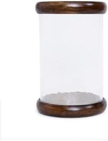 Resim YARGICI Ahşap Detaylı Cam Fener 17X27 Cm, 25YNHA1082C 