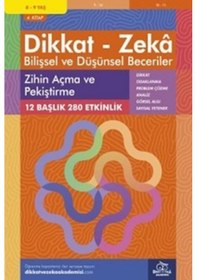 Resim Dikkat Zeka - Bilişsel ve Düşünsel Beceriler 8-9 Yaş Zihin Açma ve Pekiştirme 4.Kitap - Alison Primrose - Dikkat ve Zeka Akademisi 